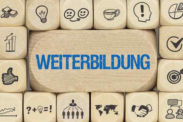 Foto: Schriftzug Weiterbildung